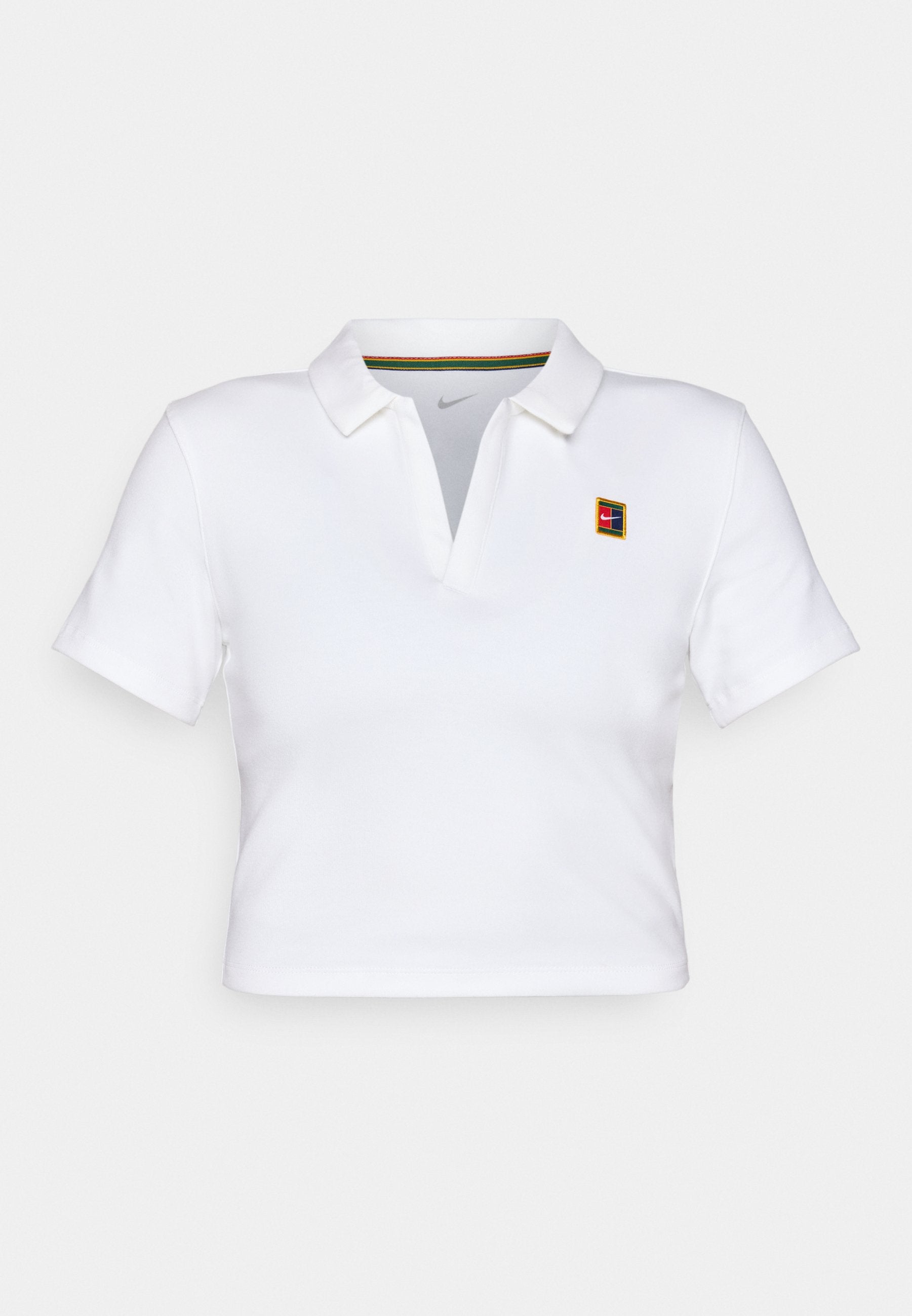 NIKECOURT HERITAGE CROP TOP - Polo shirt - white