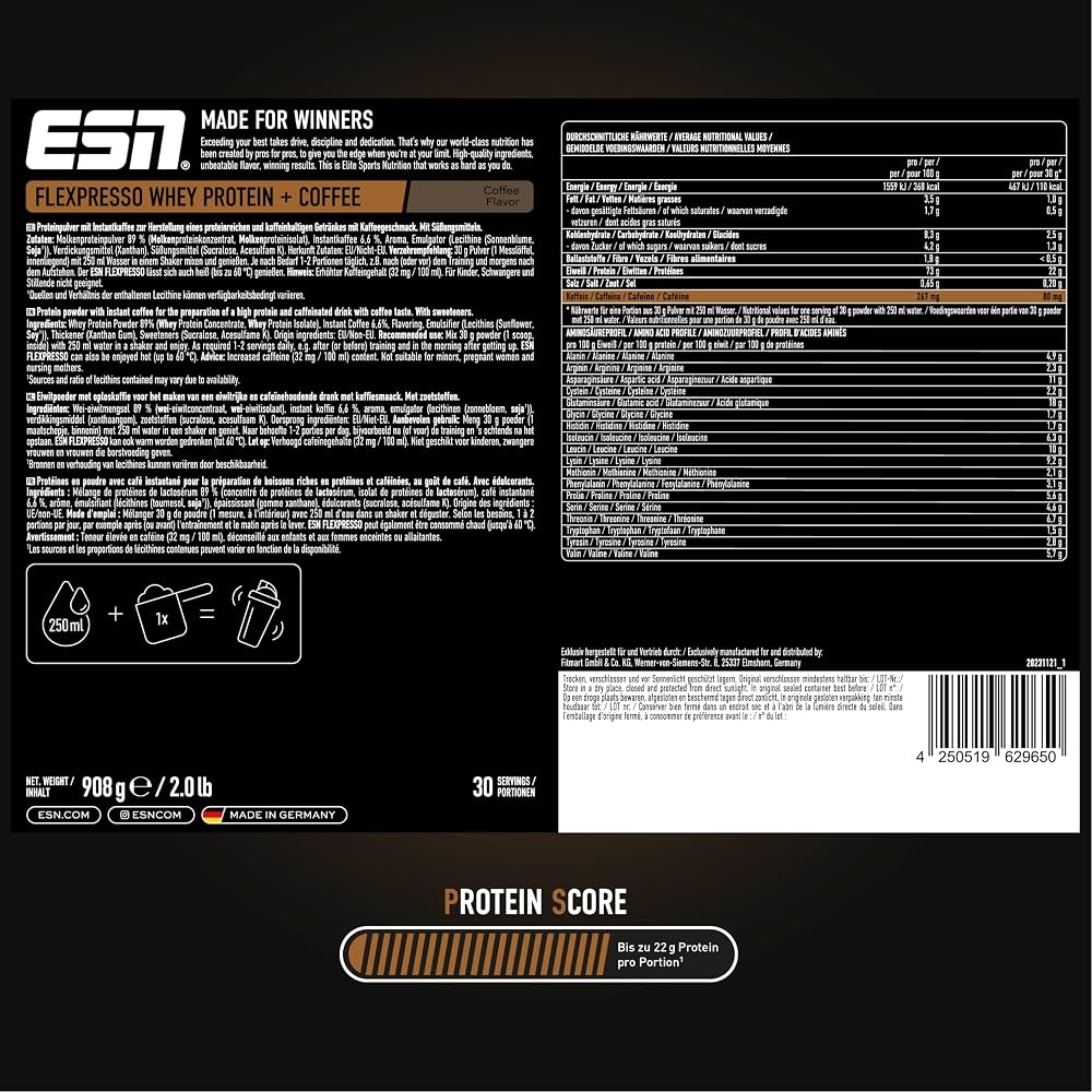 ESN Flexpresso Protein Coffee — Coffee Flavour