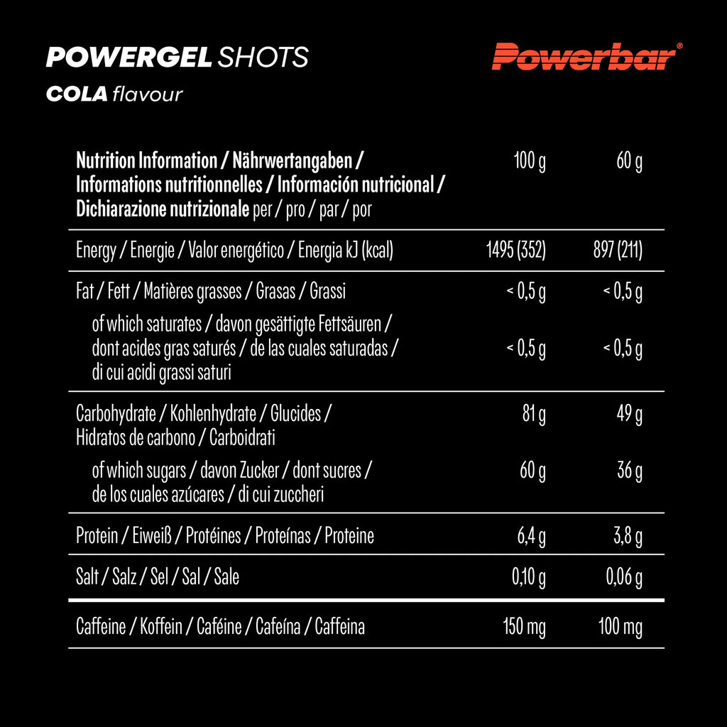 PowerBar PowerGel Shots — Cola with Caffeine