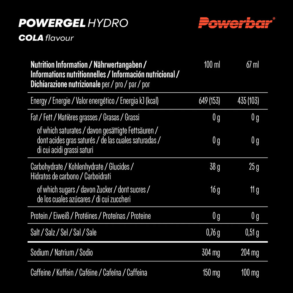 PowerBar PowerGel Hydro — Cola